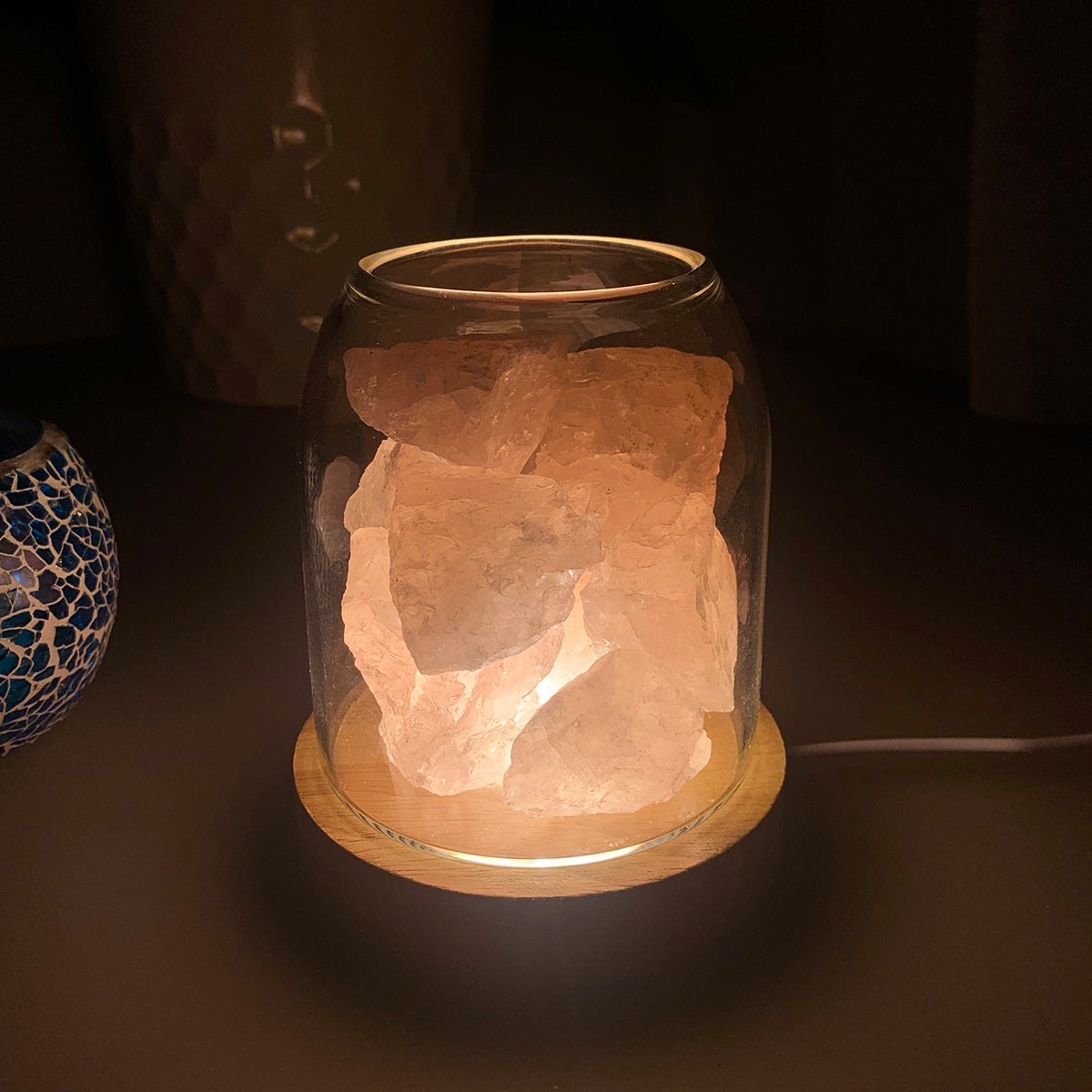 Aurora Crystal Light - Rose Quartz Diffusing