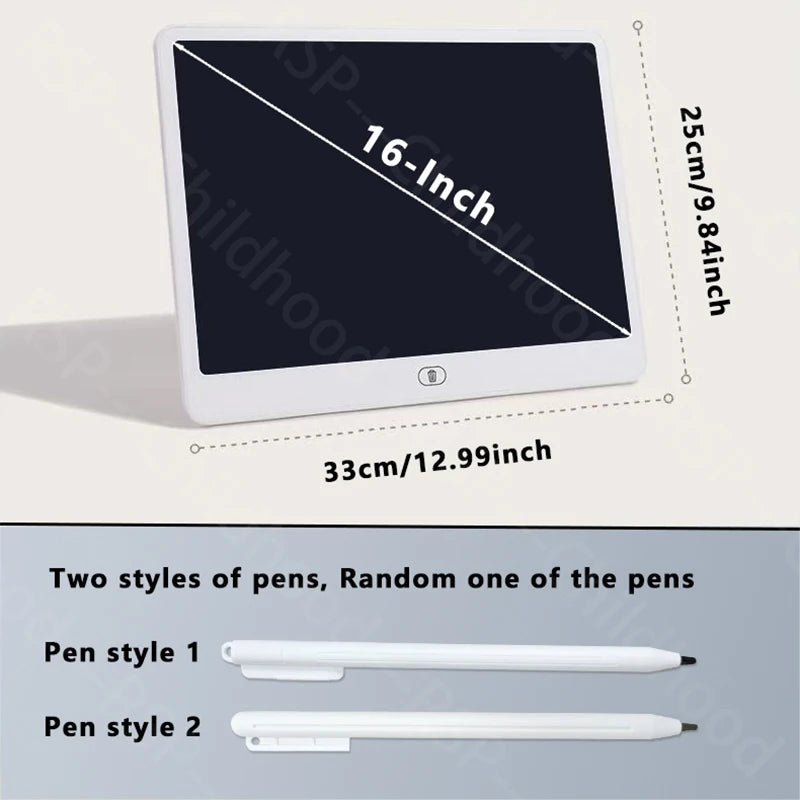 16/13/11 Inch LCD Writing Board Drawing tablet Kids Writing Painting