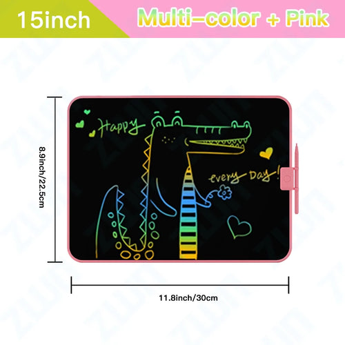 12/15/20Inch LCD Drawing Board Writing Tablet Digit Magic Blackboard
