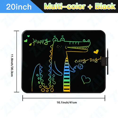12/15/20Inch LCD Drawing Board Writing Tablet Digit Magic Blackboard