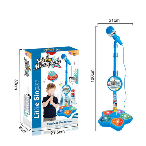 Kids Microphone with Stand Karaoke Song Machine Music Instrument Toys