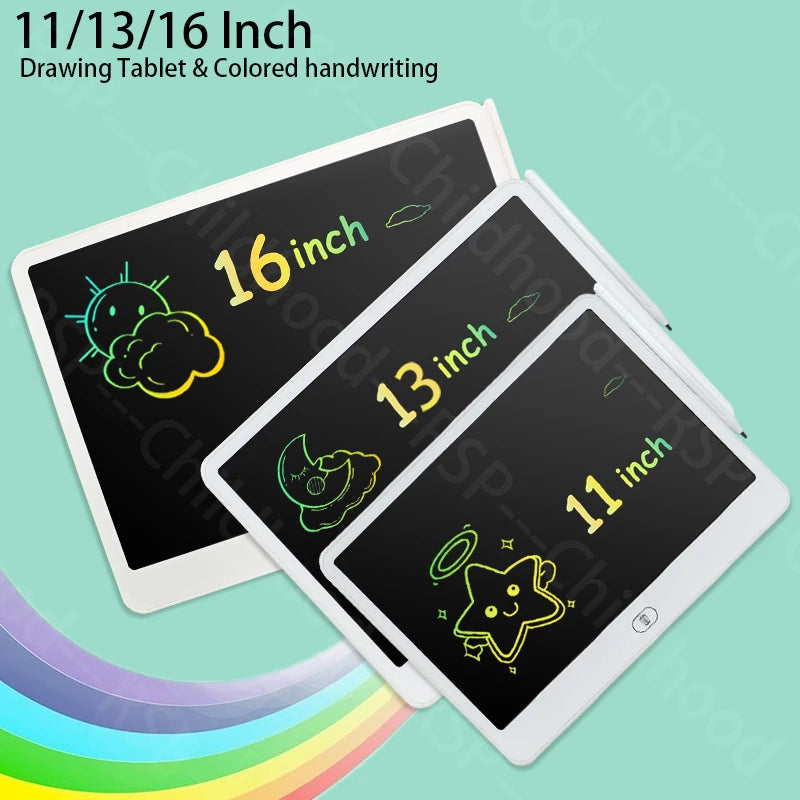 16/13/11 Inch LCD Writing Board Drawing tablet Kids Writing Painting