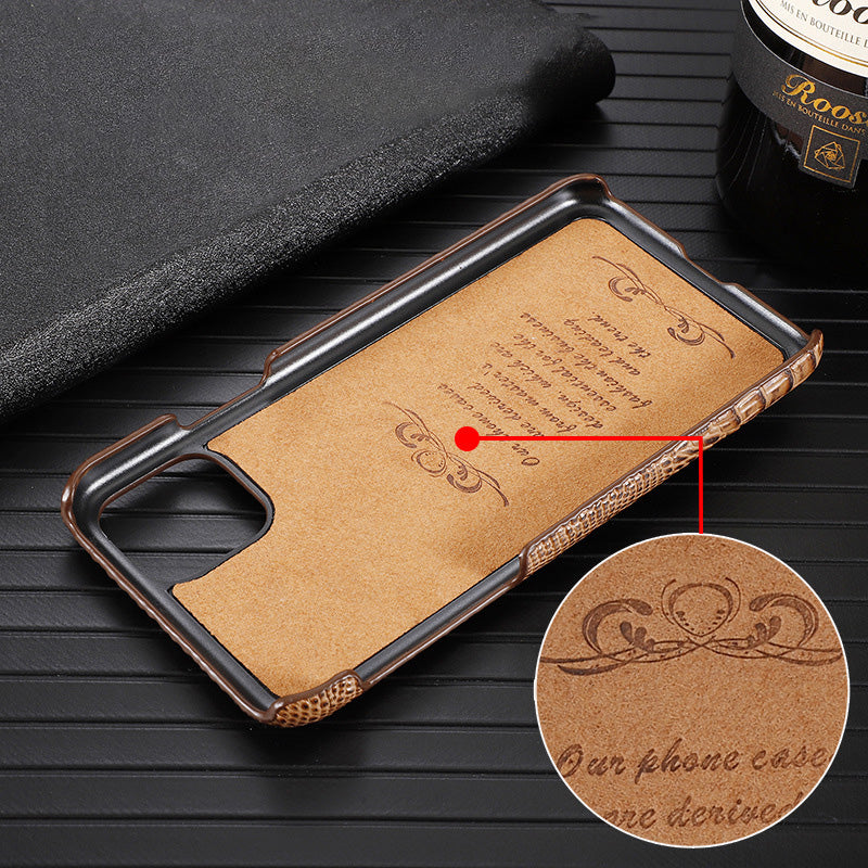 3D Crocodile Leather iPhone Case