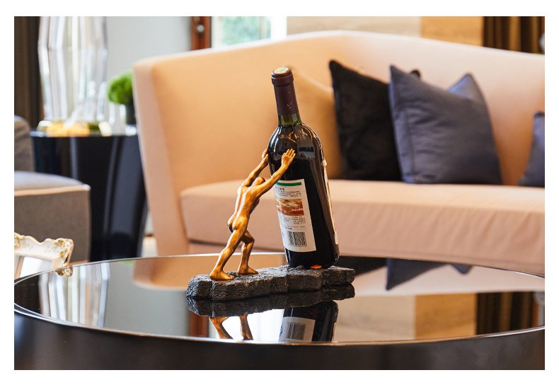 Strong Man Wine Holder