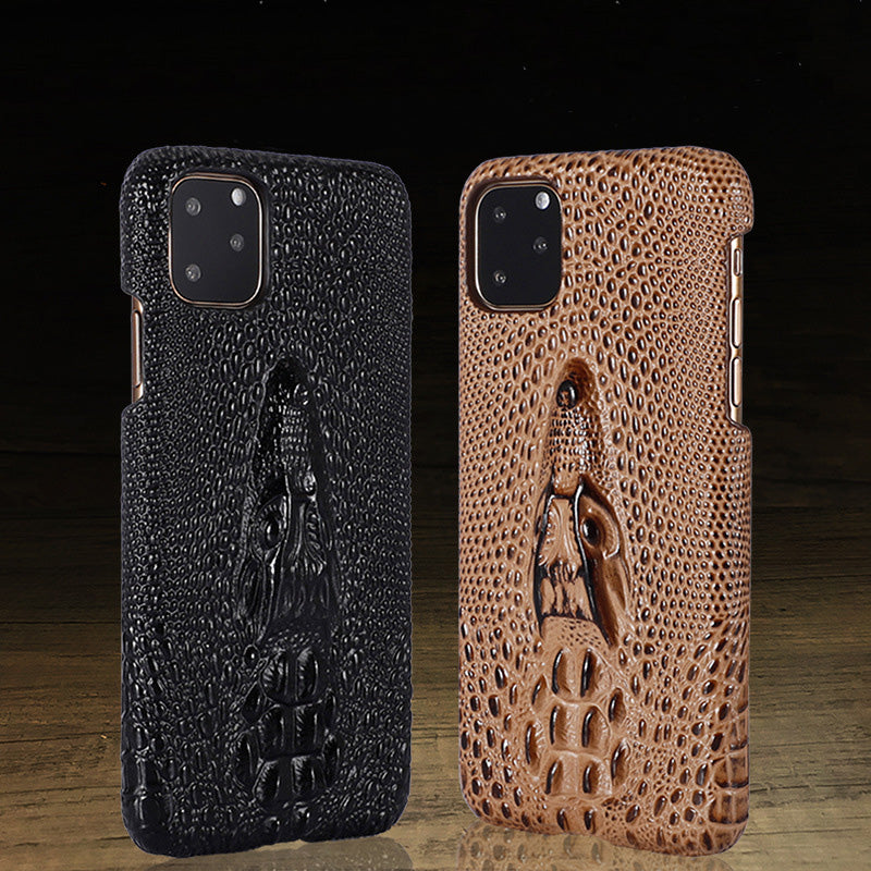 3D Crocodile Leather iPhone Case