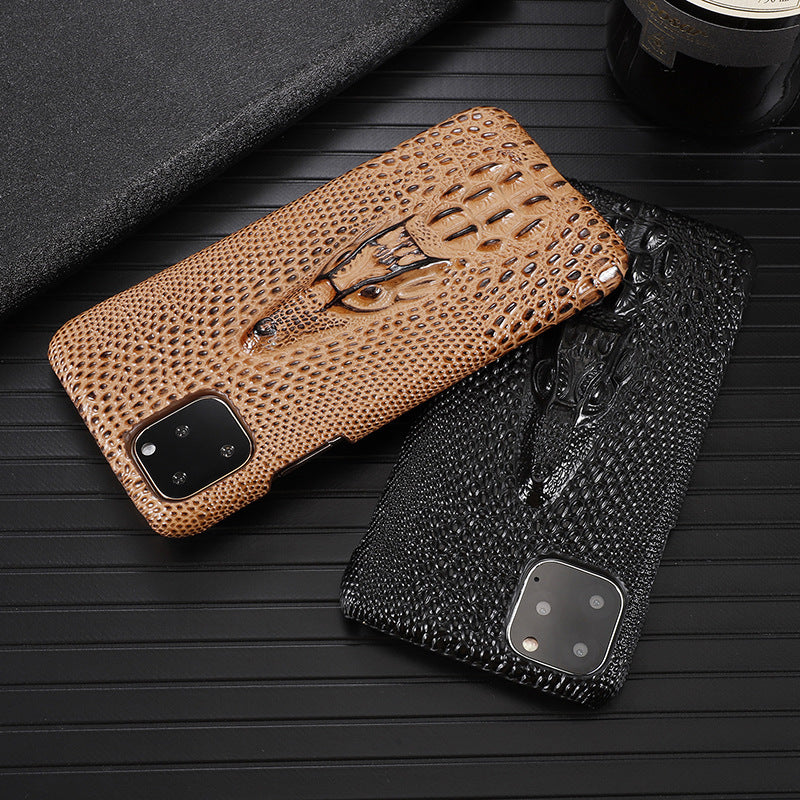 3D Crocodile Leather iPhone Case