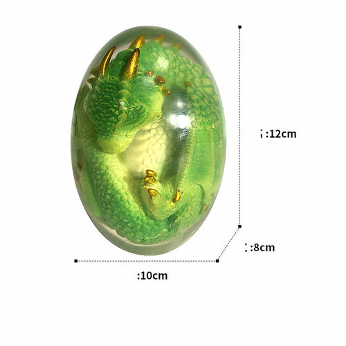 LED Lava Dragon Egg Ornamental Collection Decor Dinosaur Egg