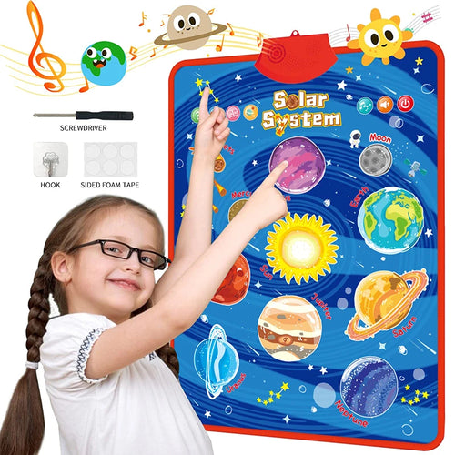 Electronic English Alphabet Wall Chart Talking ABC Letters 123s Music