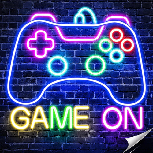 Gamer Neon Sign for Game on Neon LED Sign for Gamer Wall Decor Gaming