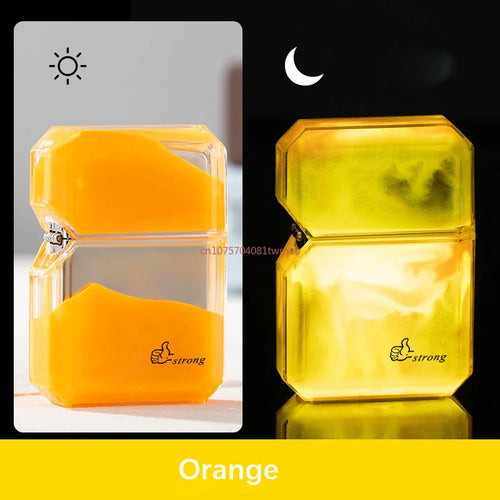 Unusual Quicksand Luminous Kerosene Lighter Inflatable Lighter