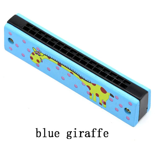 Children Wooden Harmonica Musical Instrument Toys Music Teaching Aids