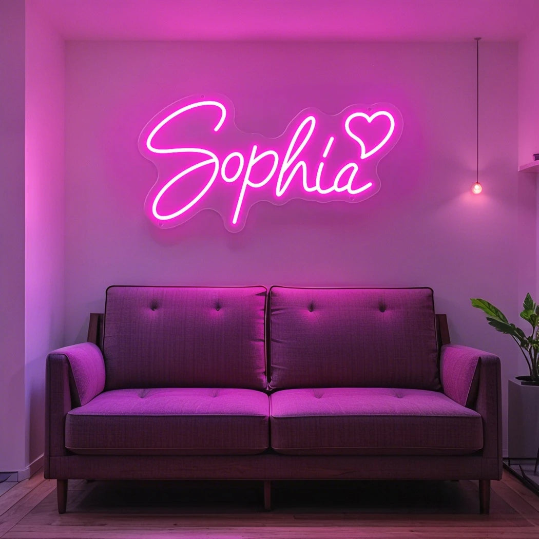 Custom LED Neon Sign Personalized Name Light for Kid Teens Bedroom