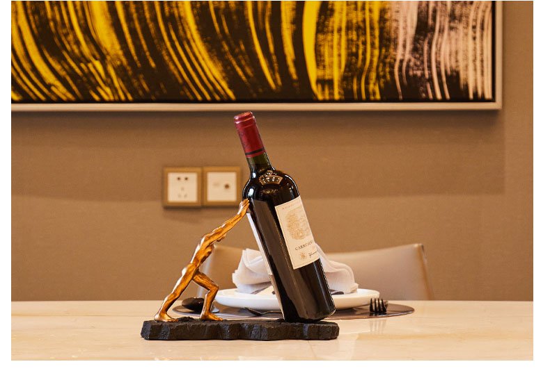 Strong Man Wine Holder
