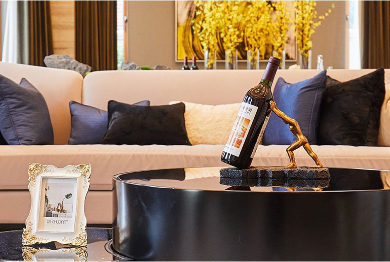 Strong Man Wine Holder