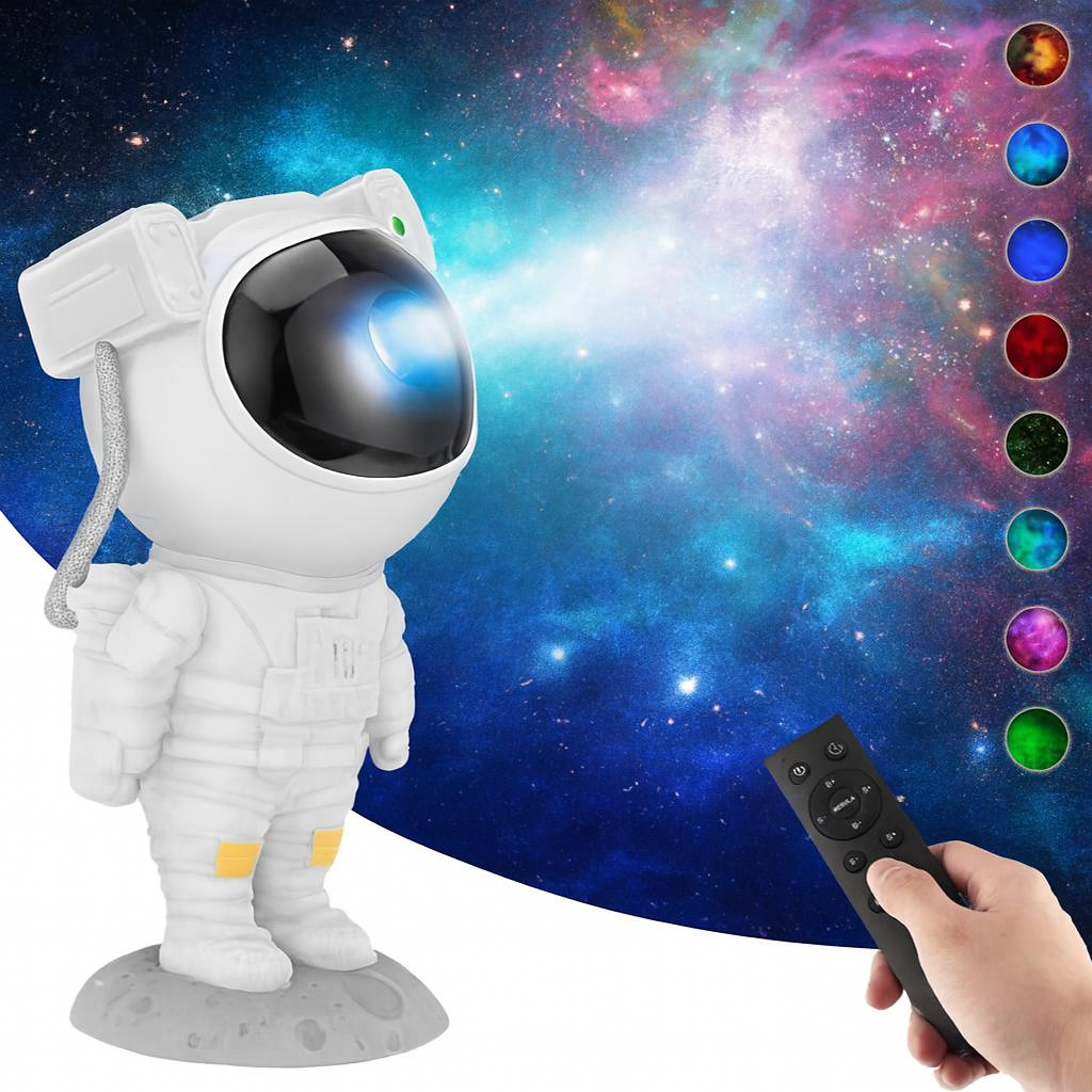 Astronaut Galaxy Projector Lamp – Remote Controlled